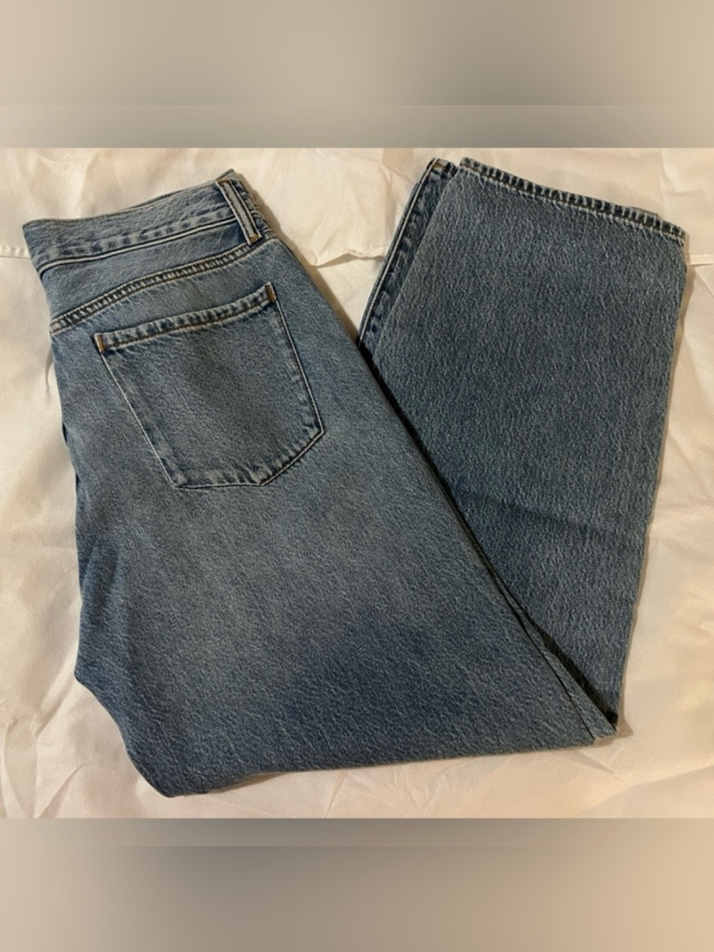 Daily Blue Mantra Barrel Leg Jeans High Rise Blue Denim Adriano Goldschmied 27 - Picture 13 of 15